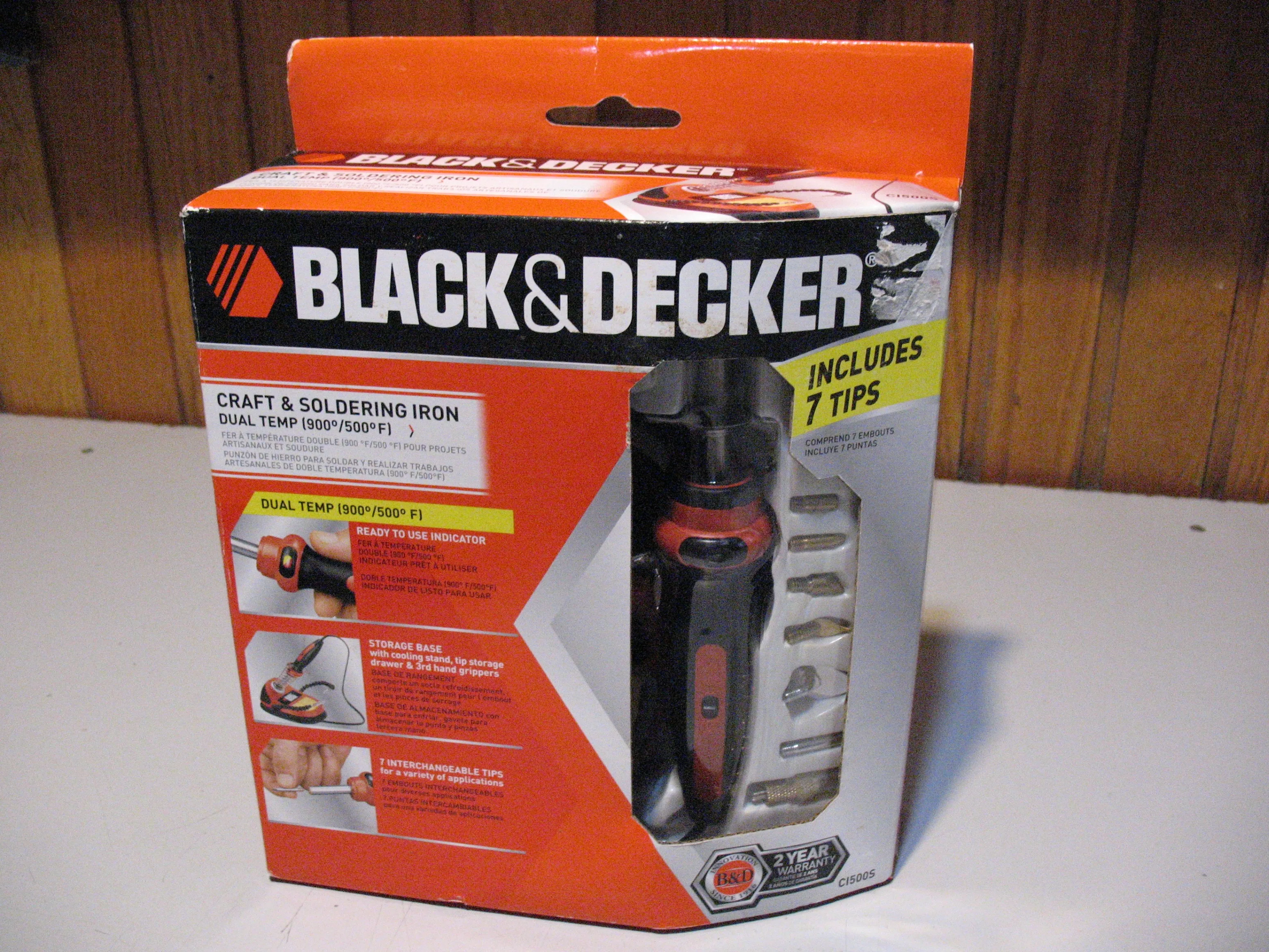 Black & Decker Soldering and Craft Iron, BRAND NEW thumbnail