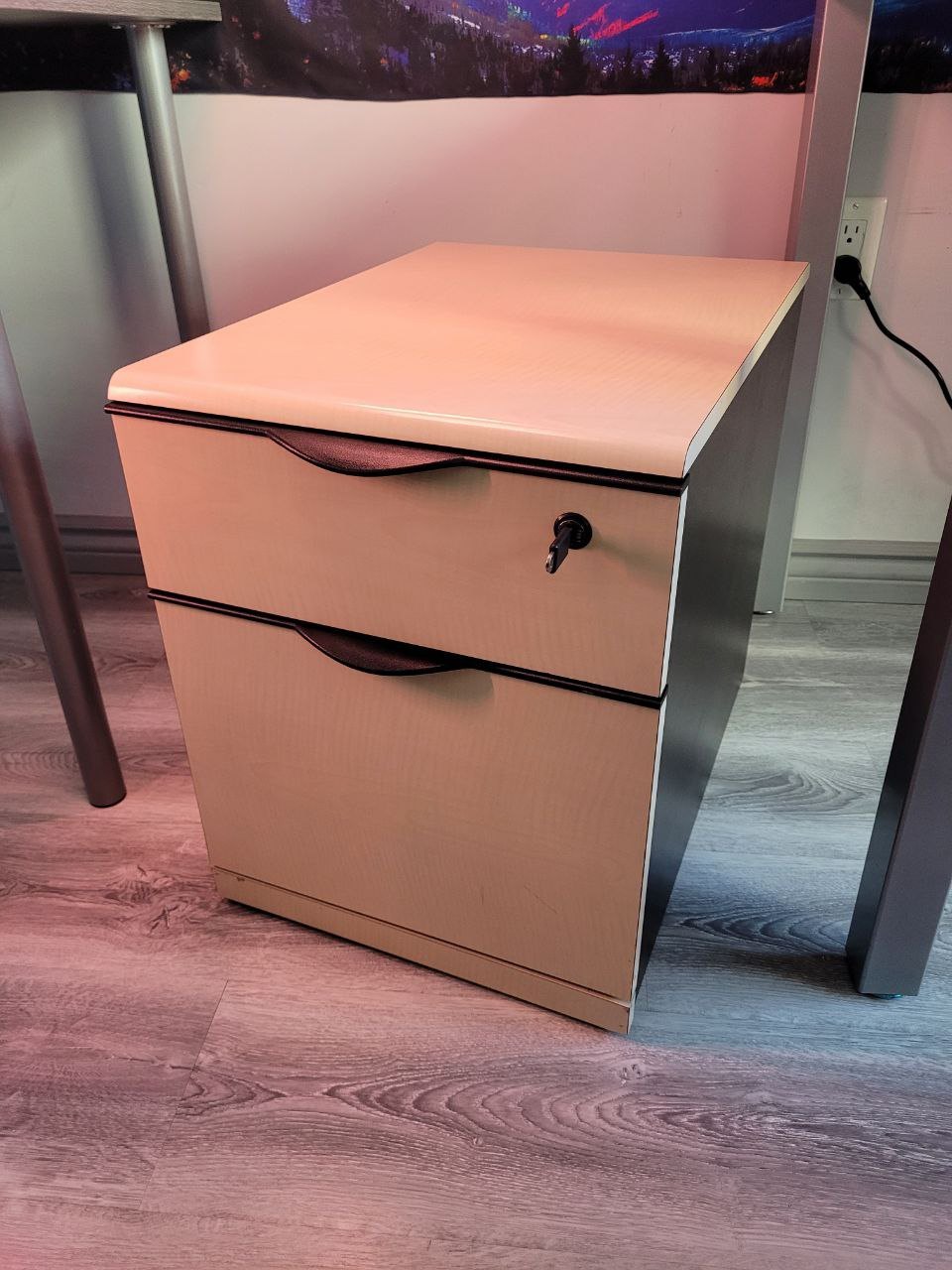 2-Drawer Filing Cabinet / File Drawer / Storage Organizer - photo 2