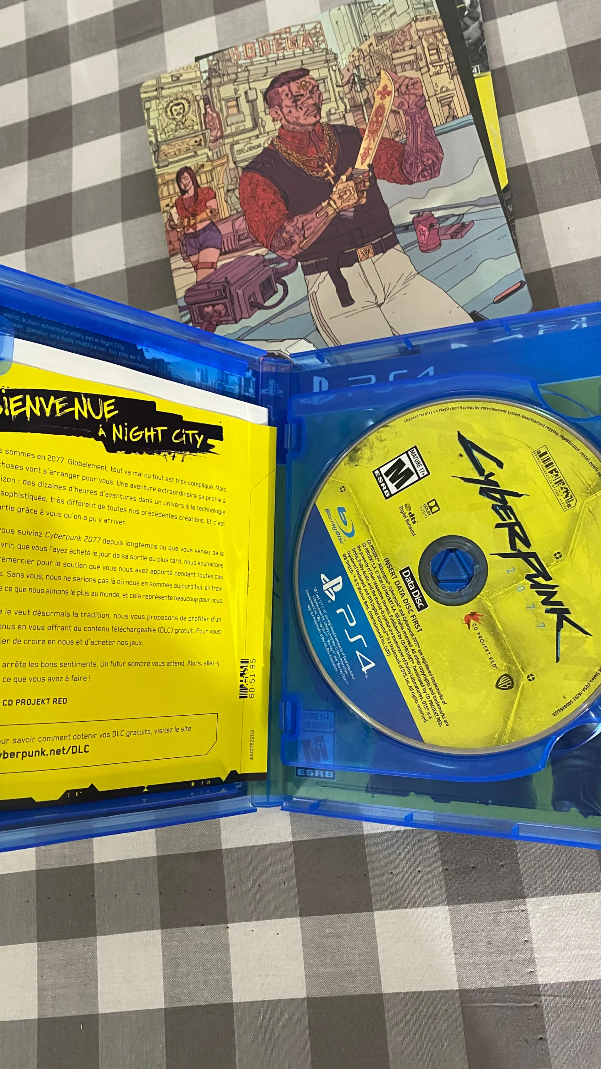 Cyberpunk 2077  ps4 - limited steelbook and discs image indicator(3)