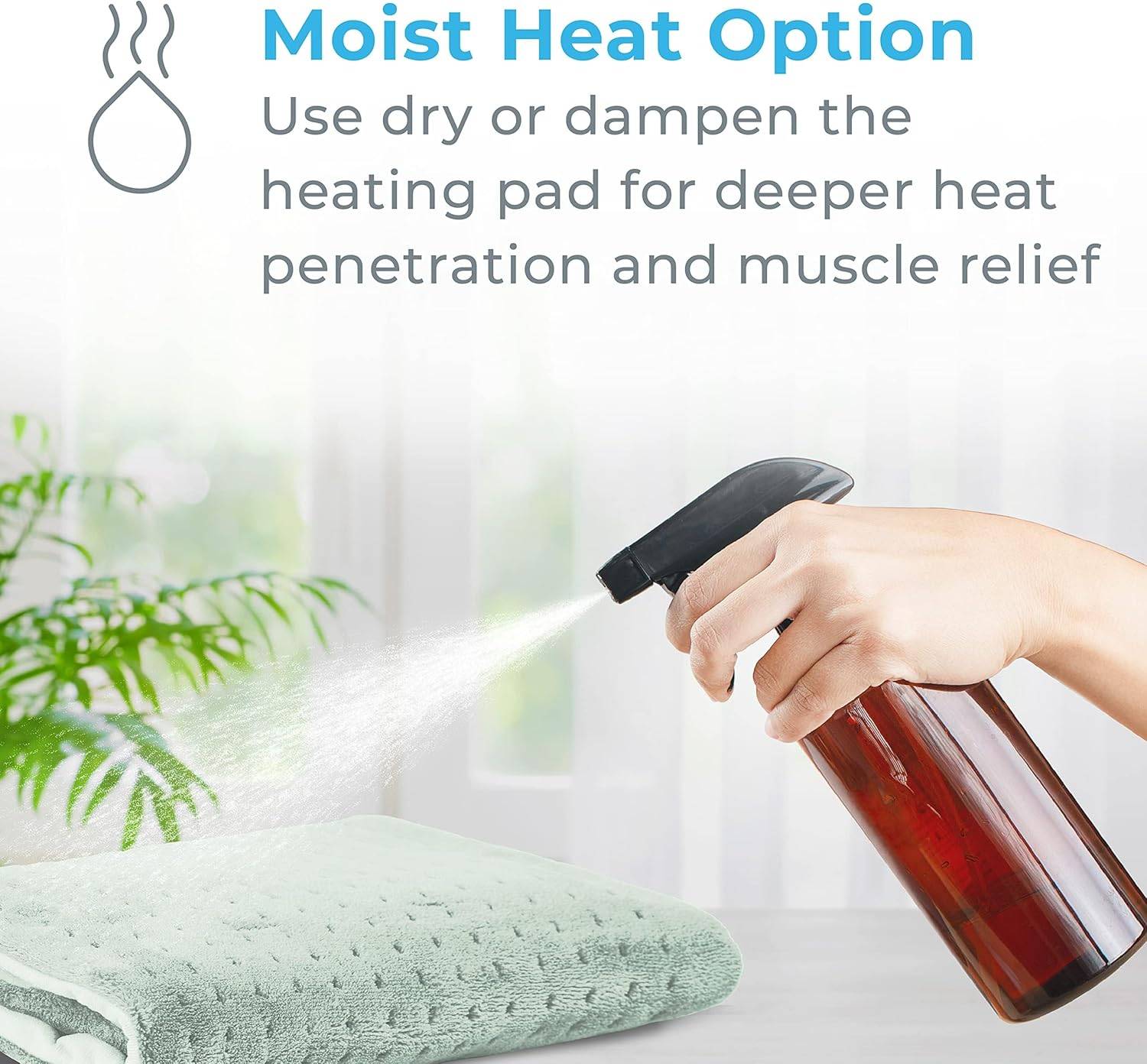 Pure Enrichment PureRelief XL Heating Pad (12” x 24”) – Zen Gree - photo 5