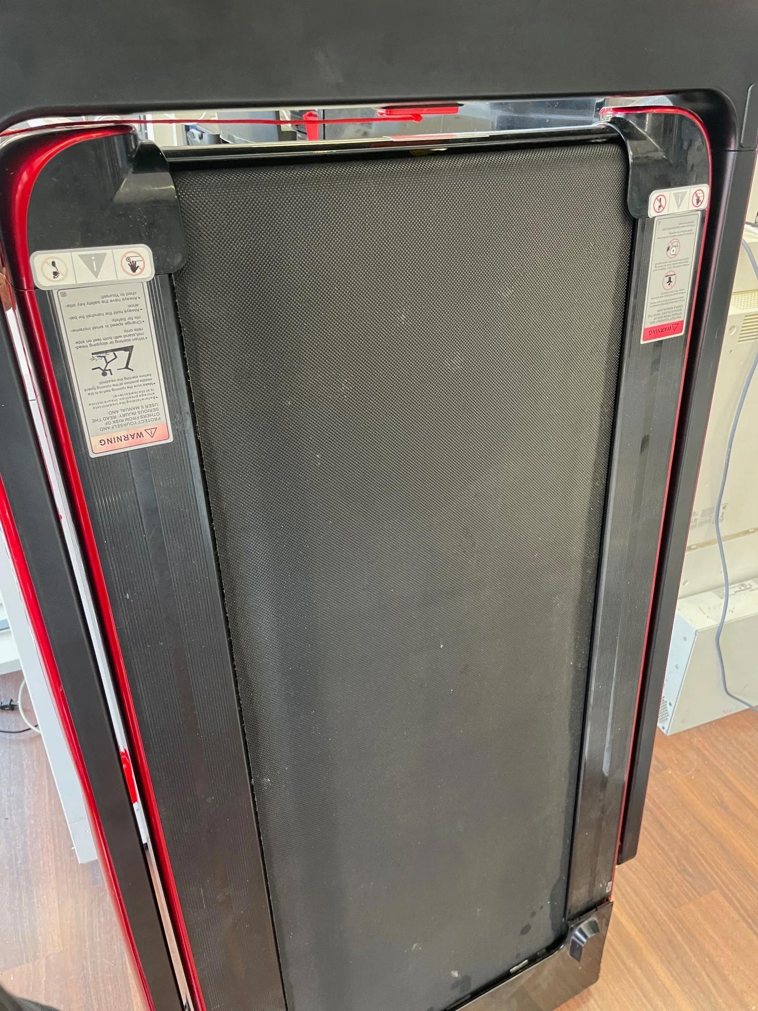 Folding Treadmill – Red – With APP, Speaker & Remote