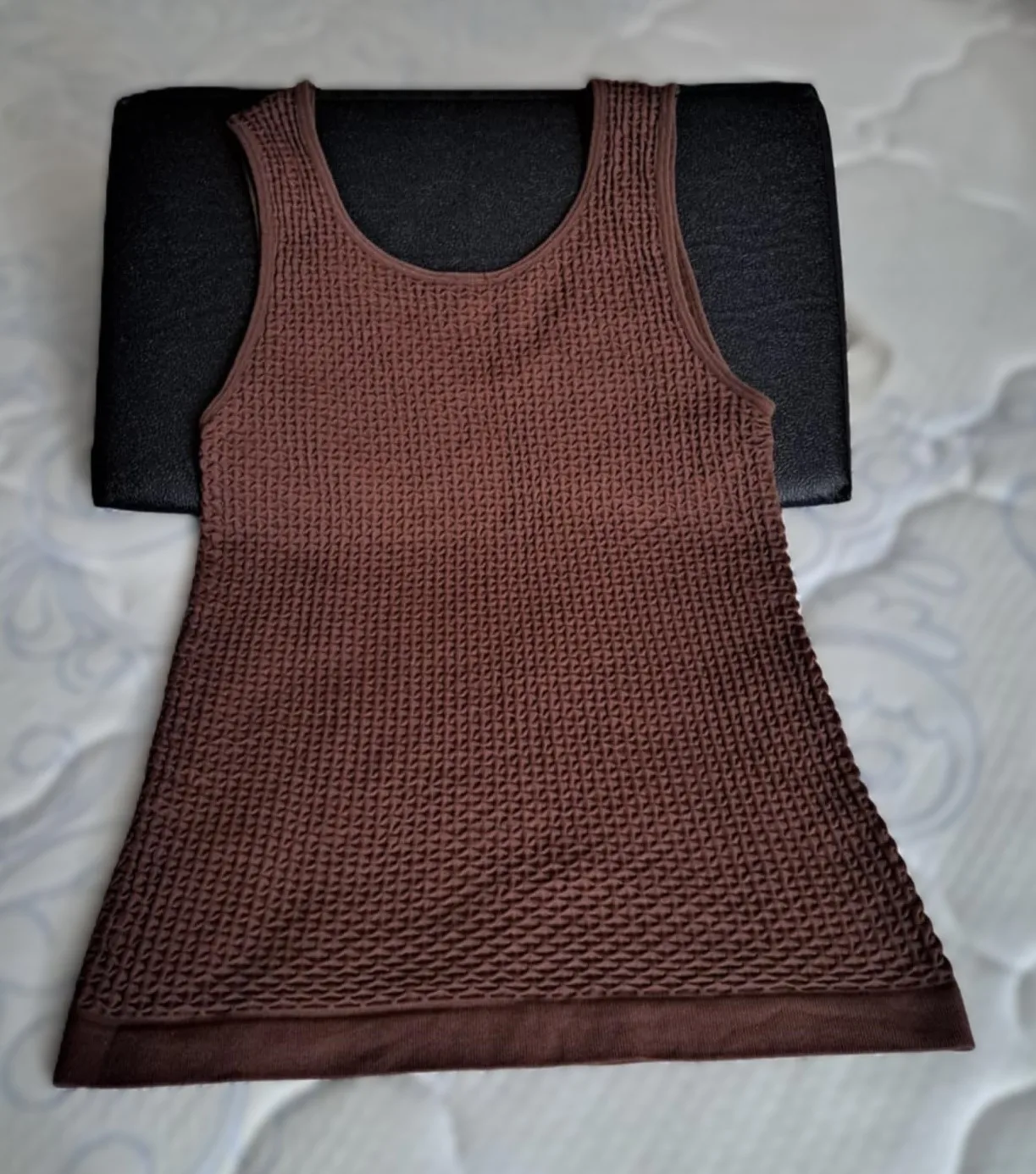 Lot of 2 New Blue and Brown Women Tank Tops Shaper image indicator(5)