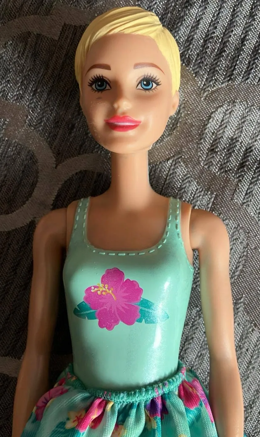Barbie Color Reveal Slumber Fun Party Summer Doll Flowers Skirt image indicator(2)