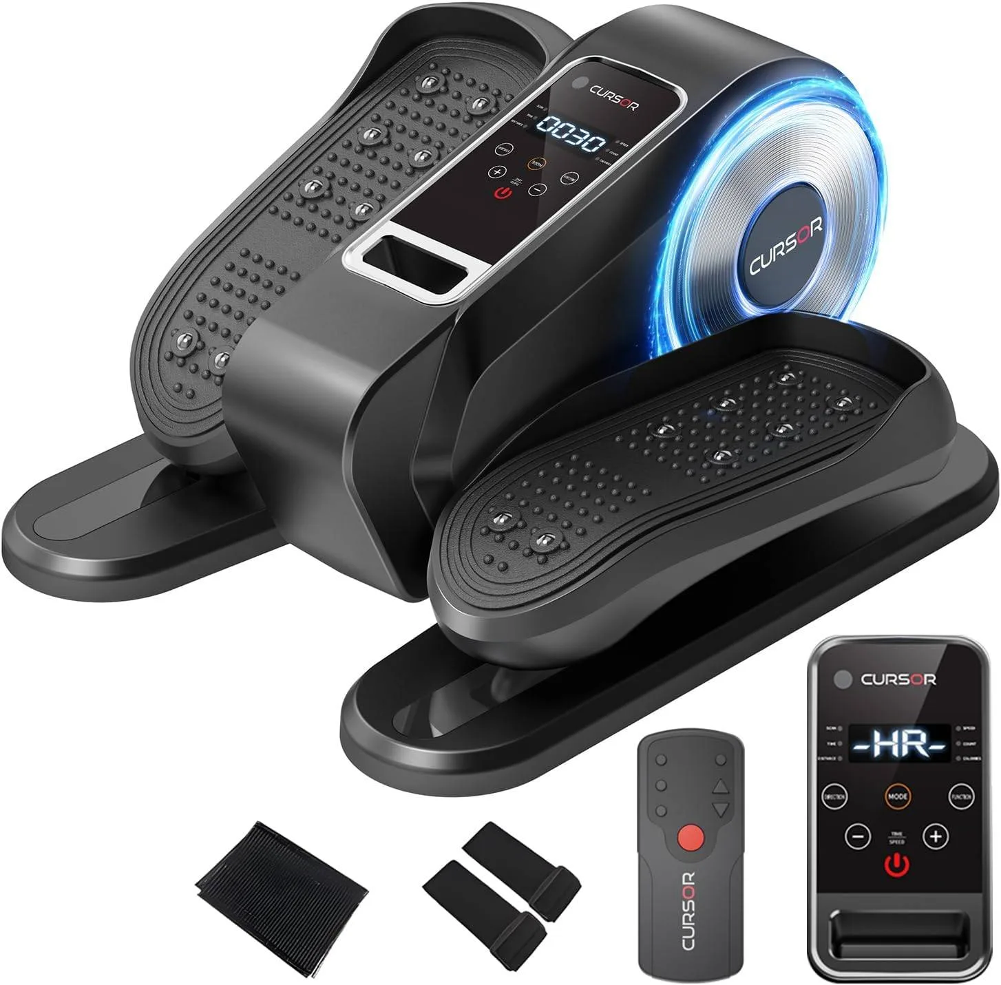 CURSOR FITNESS Under Desk Elliptical, 12 Speeds, Quiet, Portable thumbnail