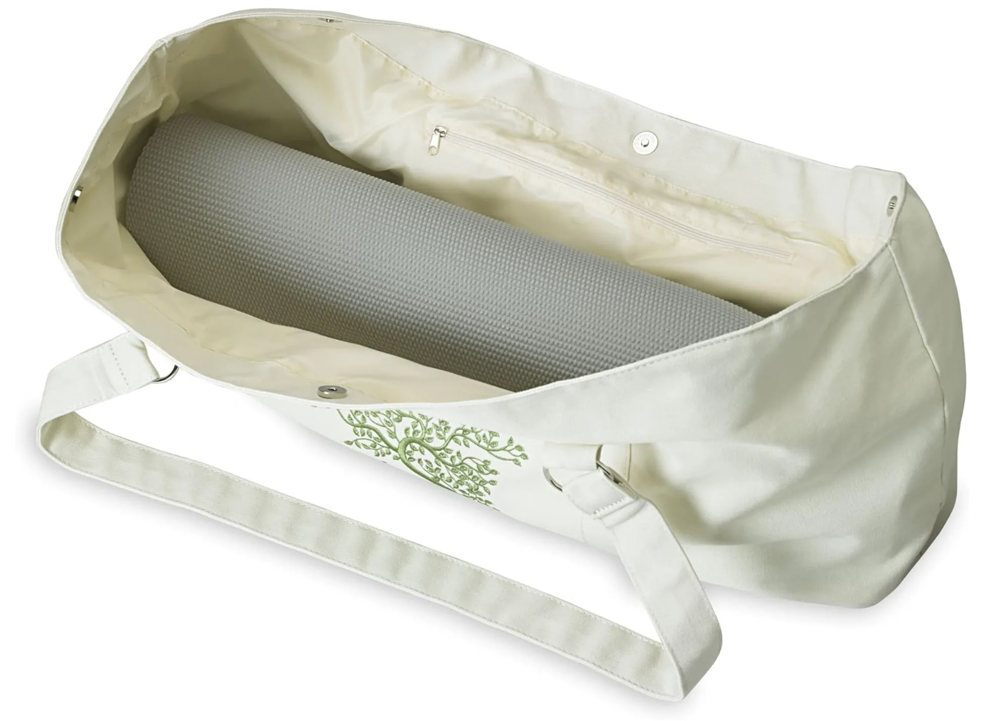 Gaiam Yoga Mat Carrier Bag - Cream image indicator(3)