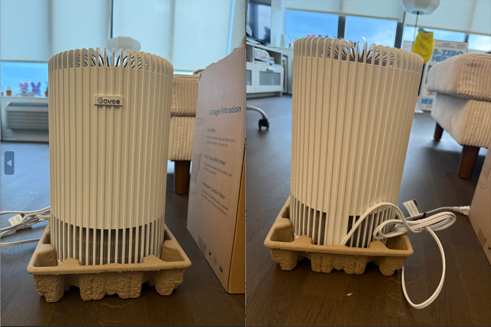 Govee Air Purifier (Model: H7121) - 3-Stage Filtration - photo 3