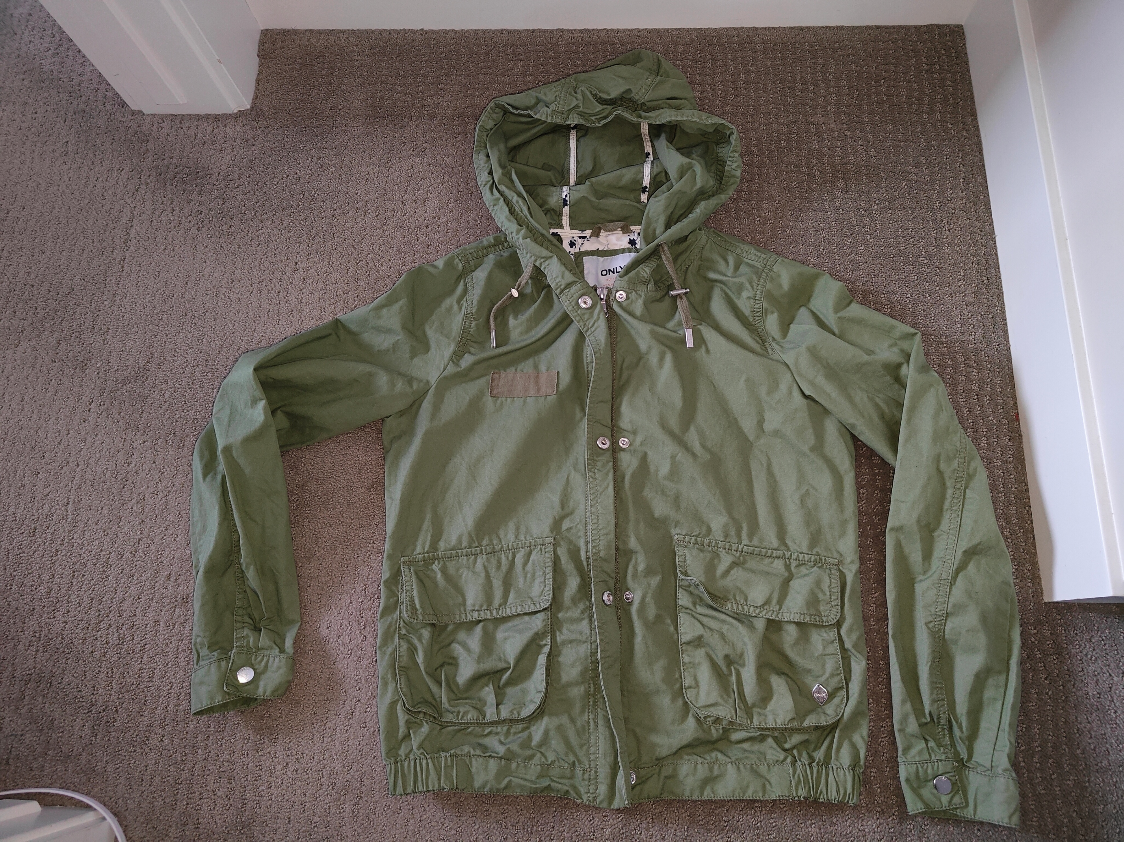 Women Only Army Green Alice Sport Spring Parka Jacket Size Small