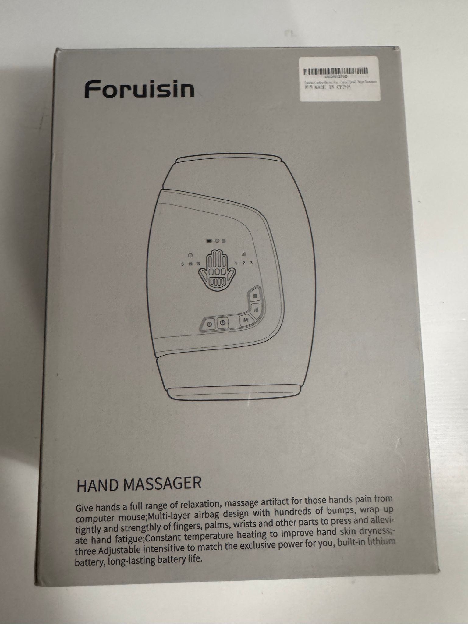 Open to offer - Foruisin Hand Massager – Rechargeable with Heat - photo 2