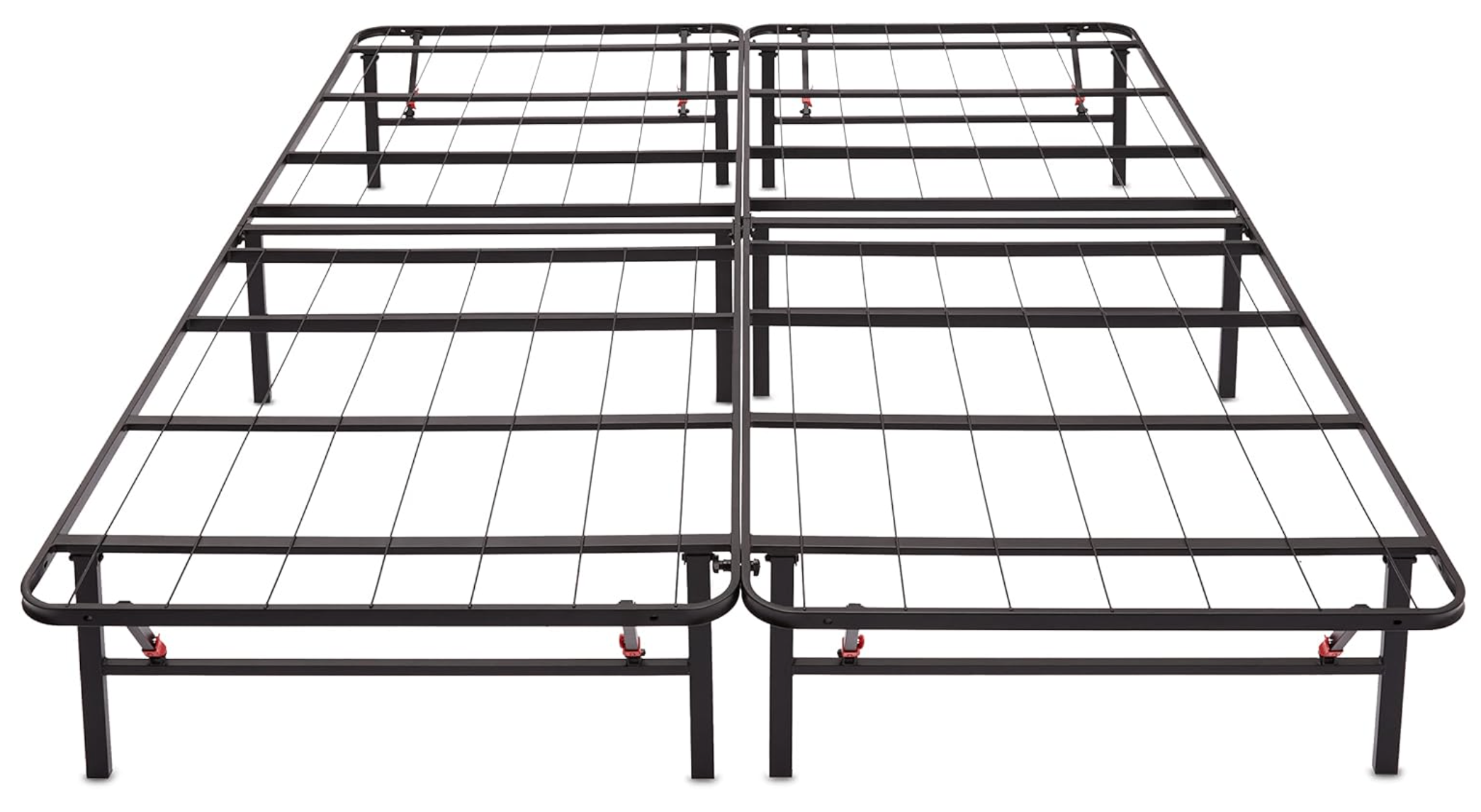 Queen Size Foldable Metal Bed Frame –  No Box Spring Needed - photo 2