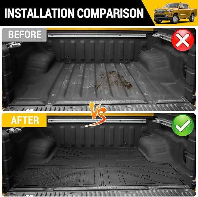 Nissan Frontier – NEW 5FT All Weather Bed Mat image indicator(2)