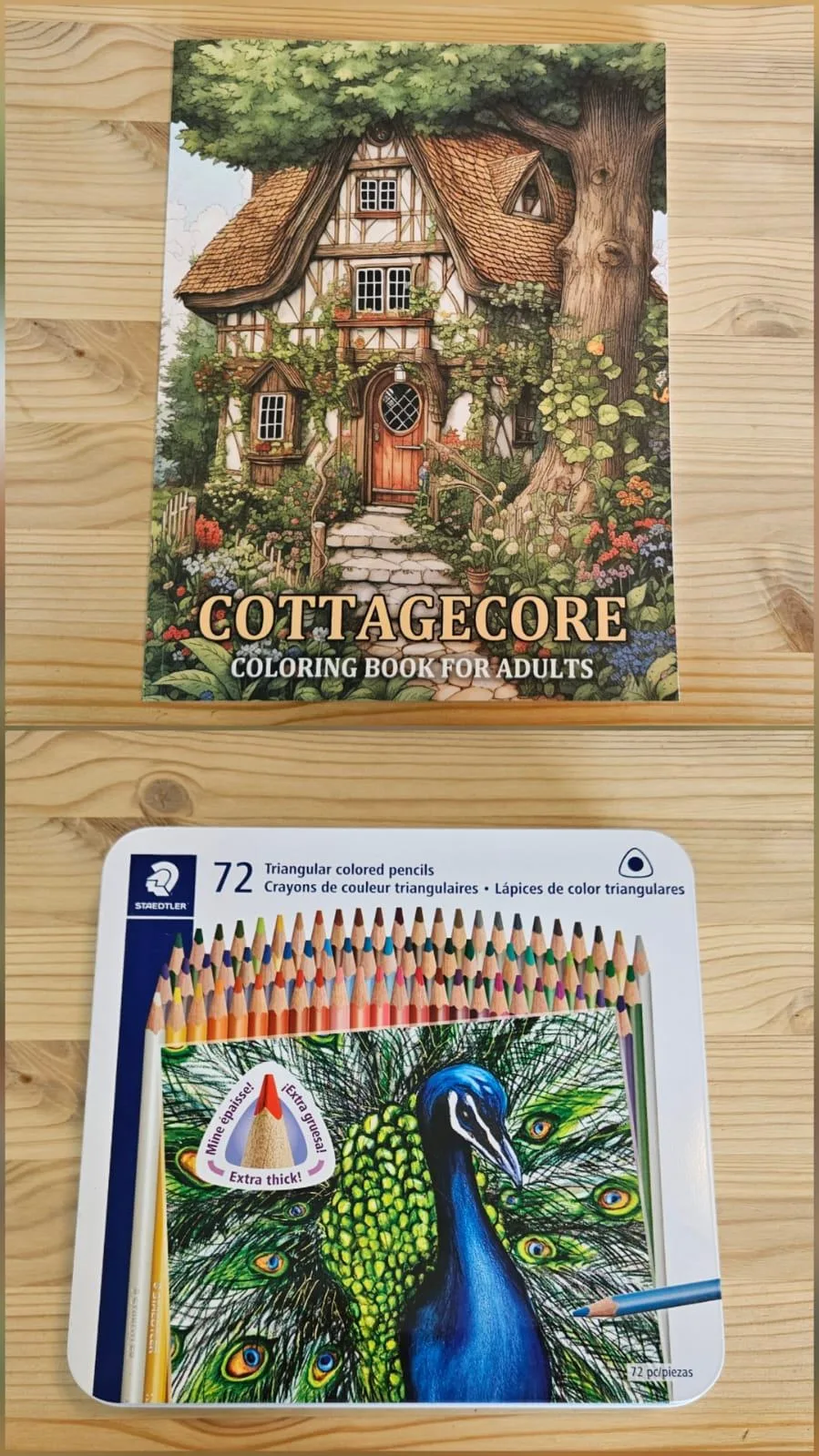 Staedtler Coloured Pencils, Set of 72 Colours + Coloring Book thumbnail