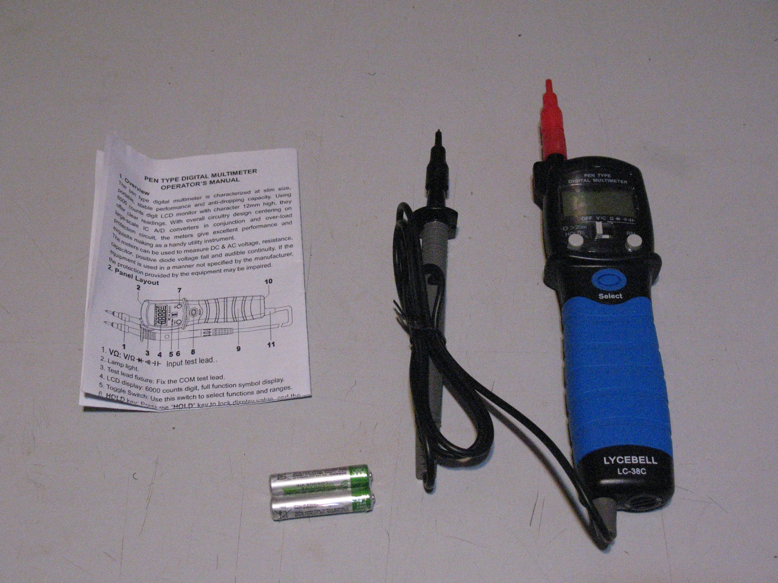 Voltage Tester and Digital Multimeter, BRAND NEW thumbnail