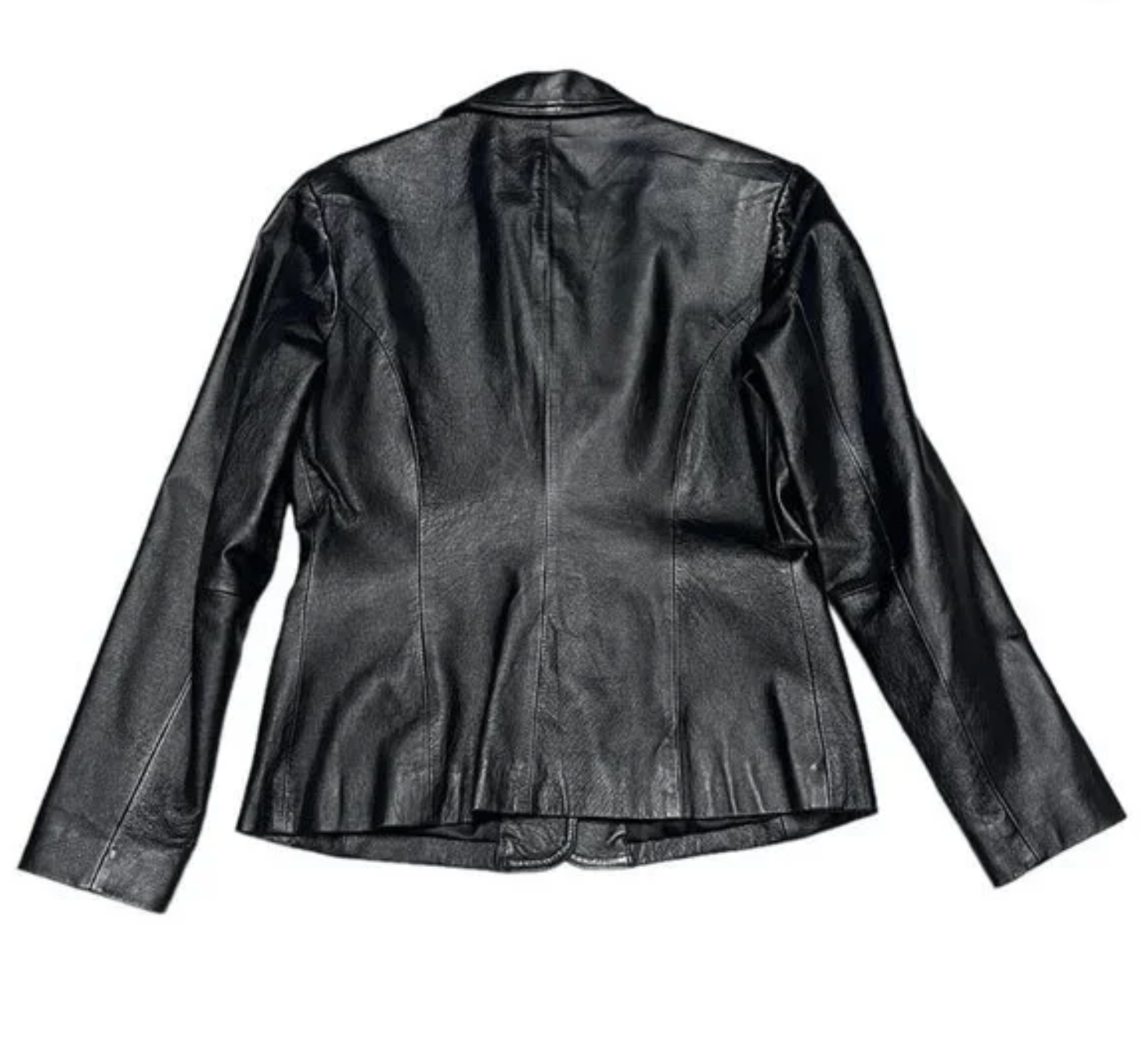 Vintage Y2K CLIO GENUINE LEATHER Luxury Designer Jacket - 10 - photo 2