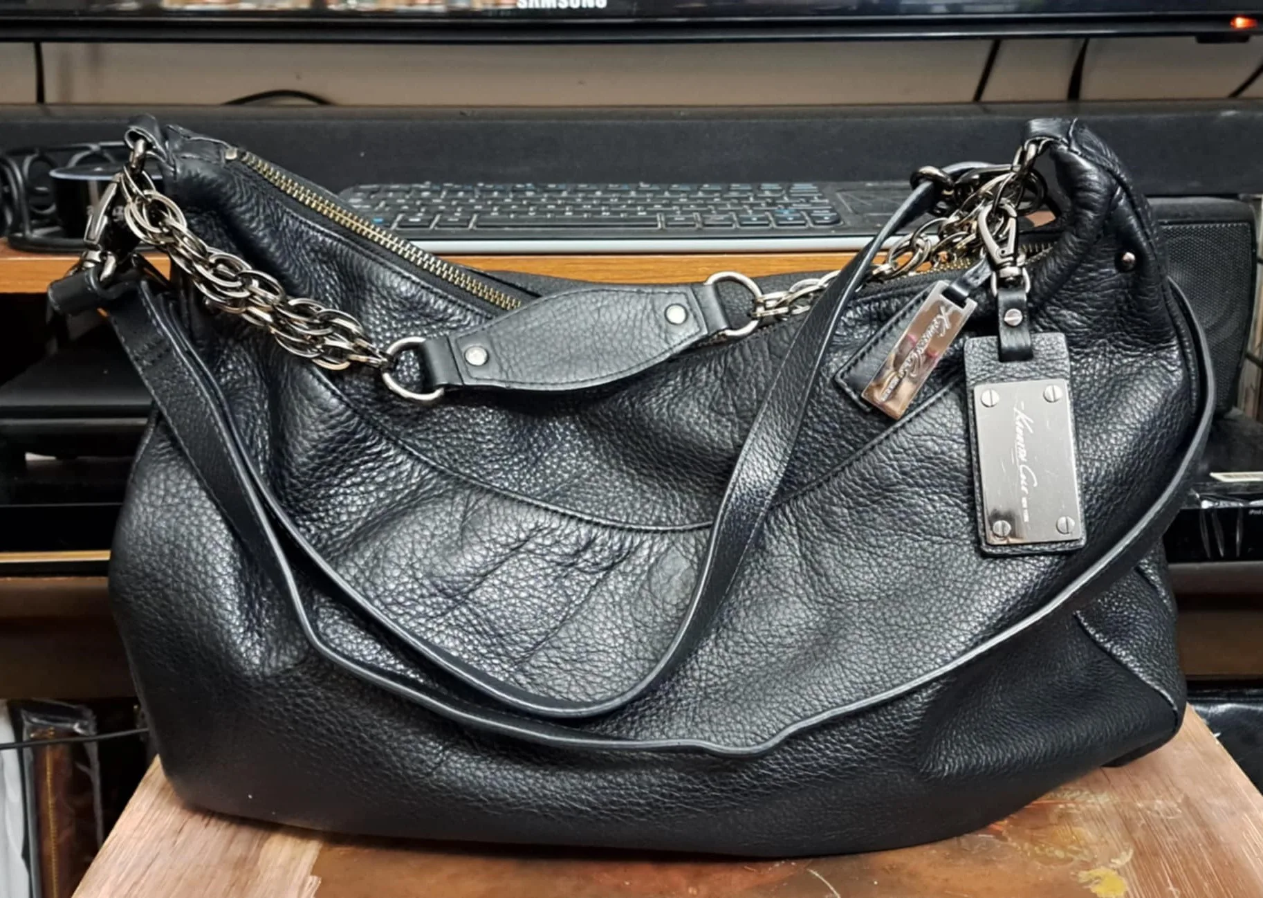 Kenneth Cole New York Genuine Leather Bag] thumbnail