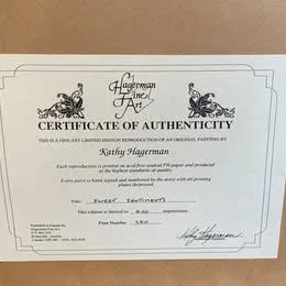 Kathy Hagerman  Puppies Print in wooded frame. Dog Collection. image indicator(6)