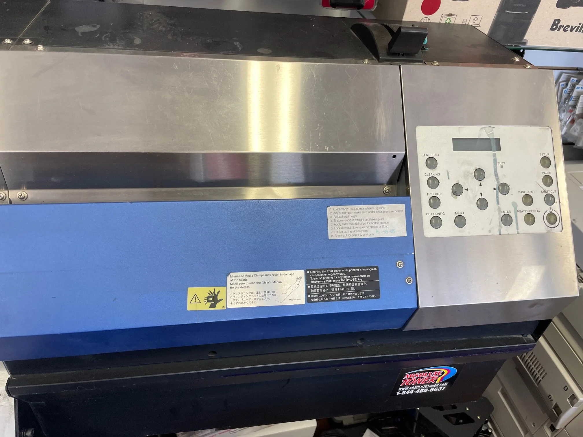 Roland SOLJET Pro III XC-540 – 54″ Eco-Solvent Printer/Cutte image indicator(5)