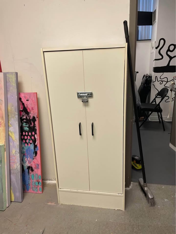White Pantry-Style Cabinet 🥕