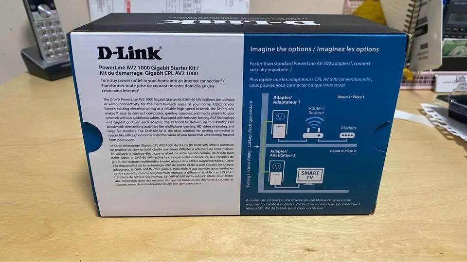 D-Link powerline AV2 1gb starter kit image indicator(2)