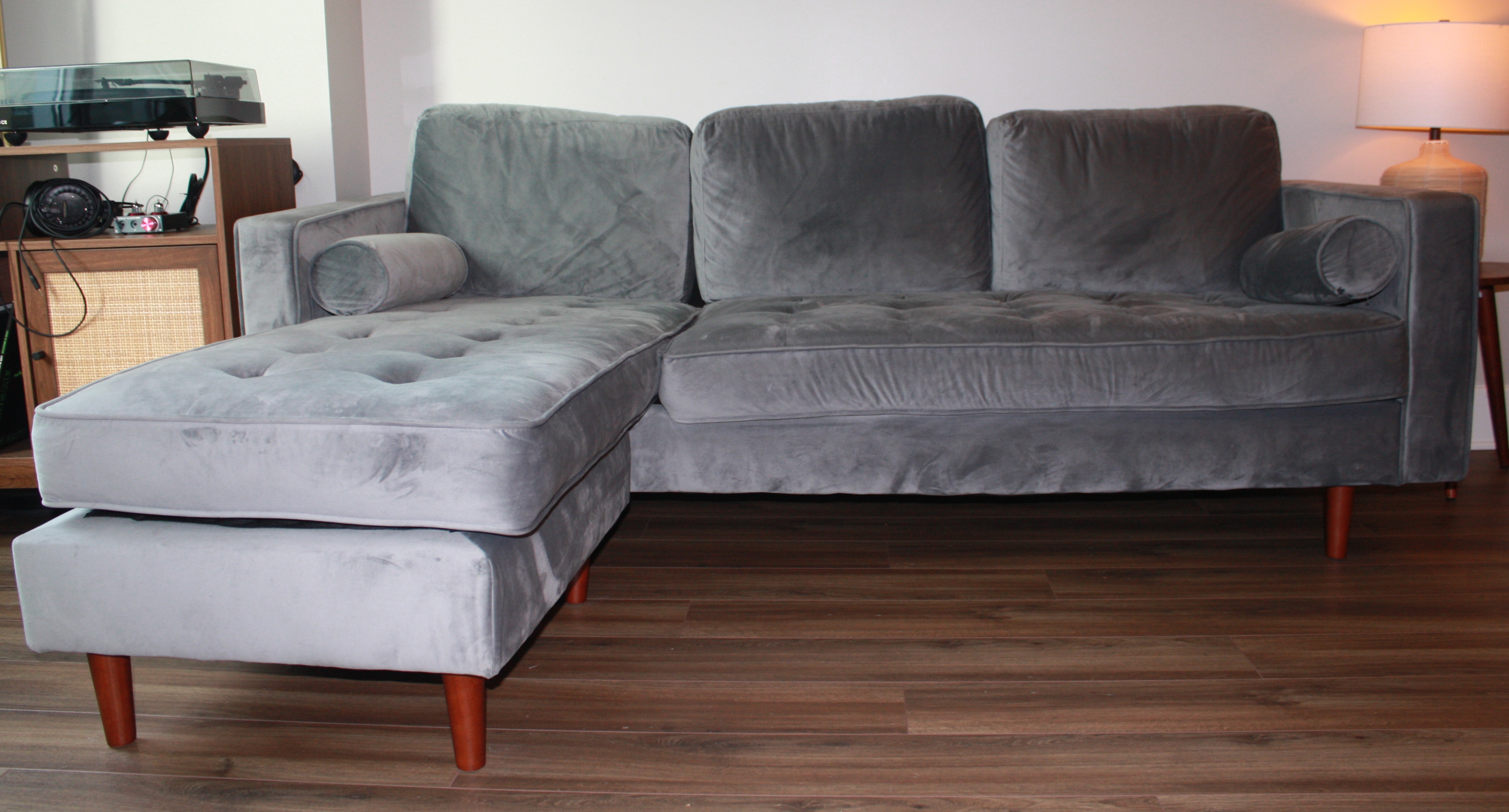 Wide Reversible Sofa and Chaise