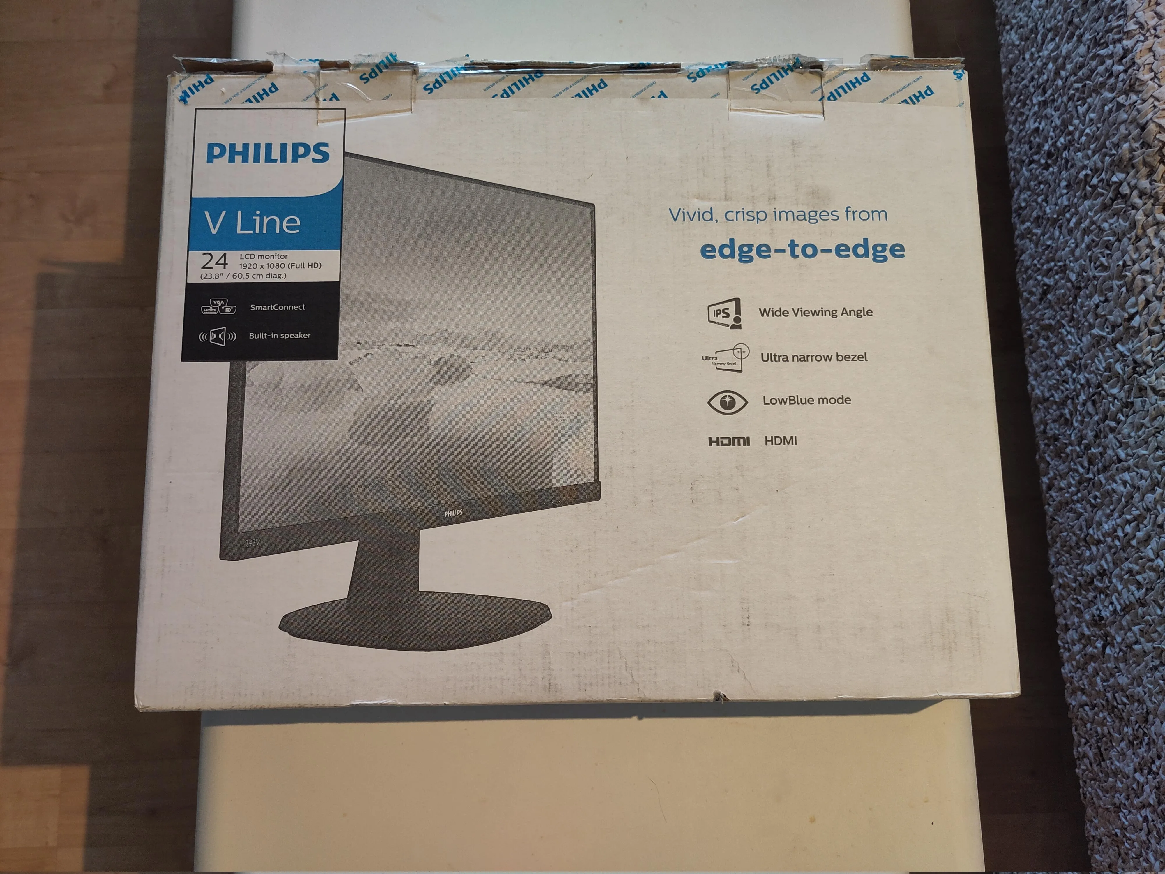 24" LCD Monitor - Philips 243V7 thumbnail