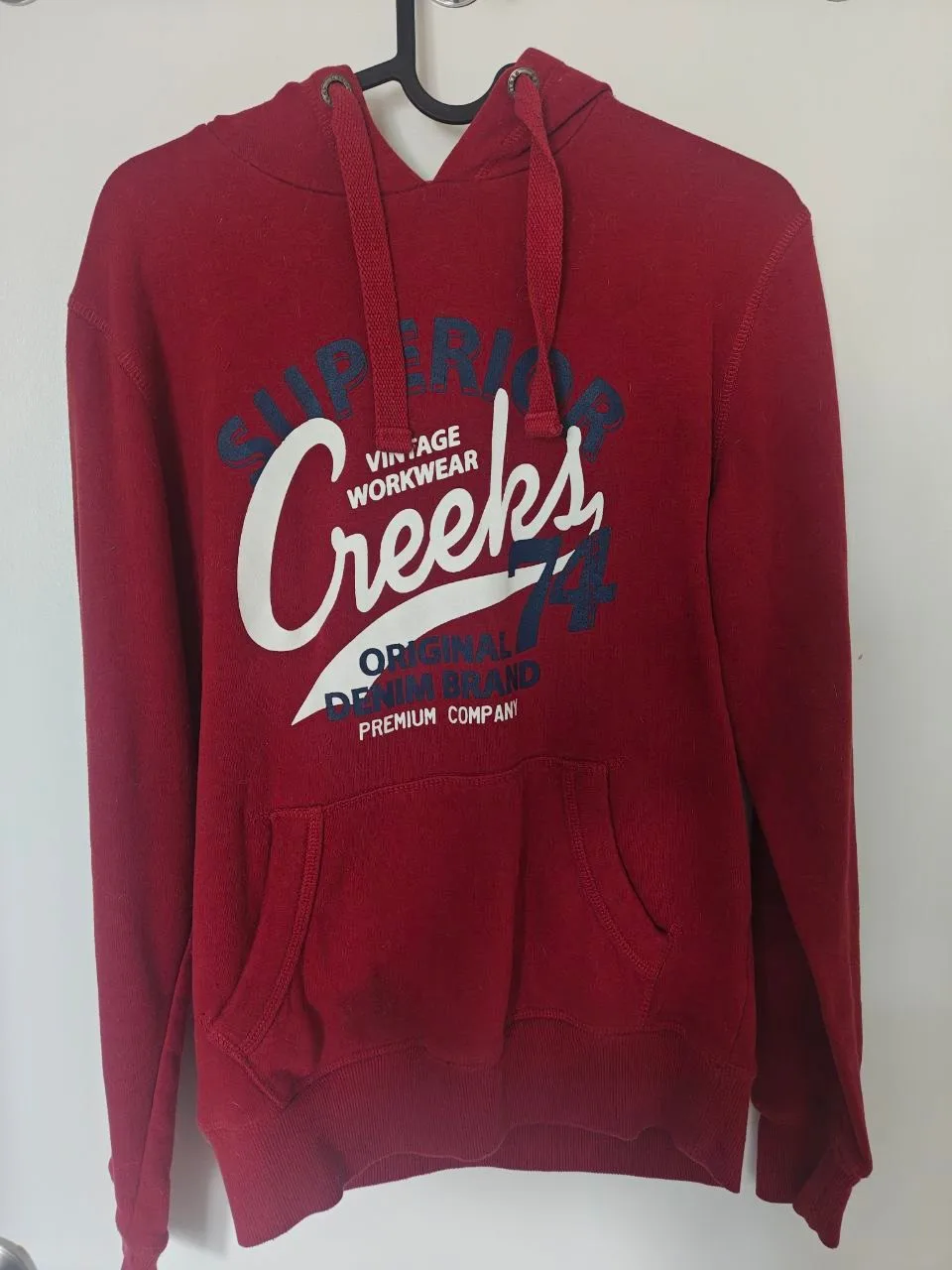 Red Creeks Vintage Workwear Hoodie (Unisex, Size S) thumbnail