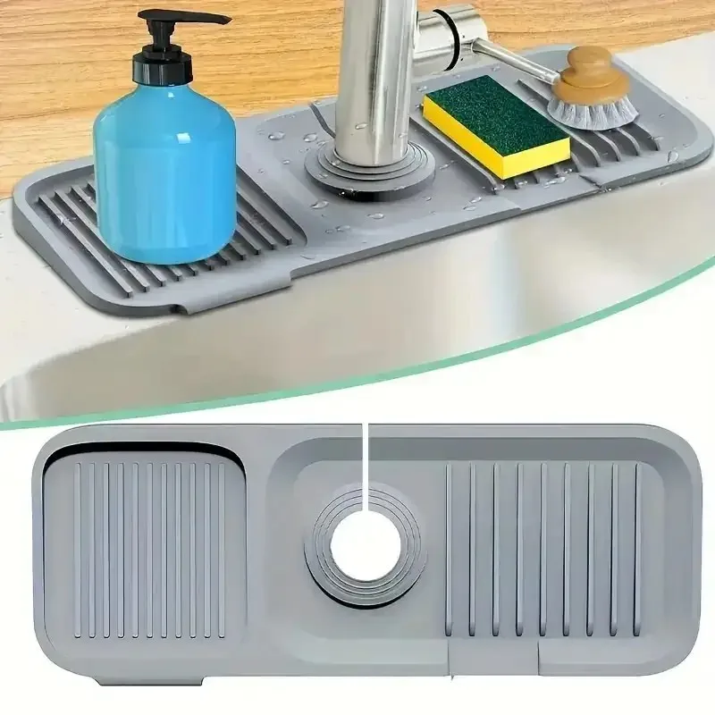 Kitchen/bathroom faucet mat holder thumbnail