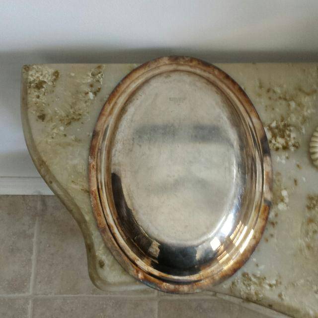 WM Rogers Silverplate Covered Serving Dish – Vintage Oval Tray - photo 3