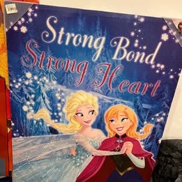 Frozen beautiful canvas wall art