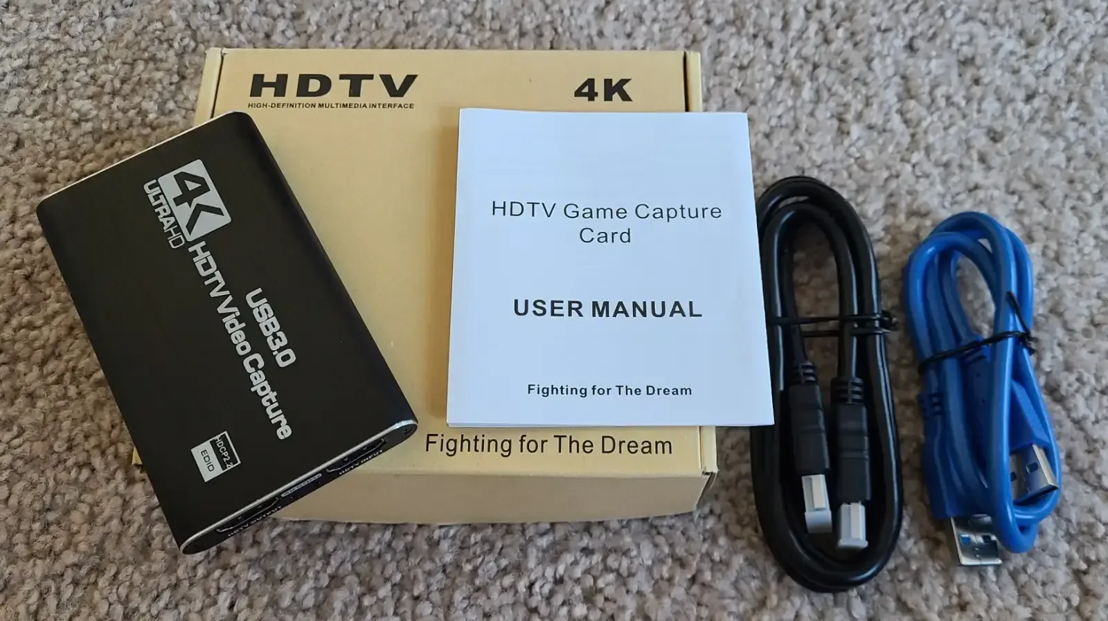 HDMI Video Capture Device, USB 3.0, for video streaming image indicator(2)