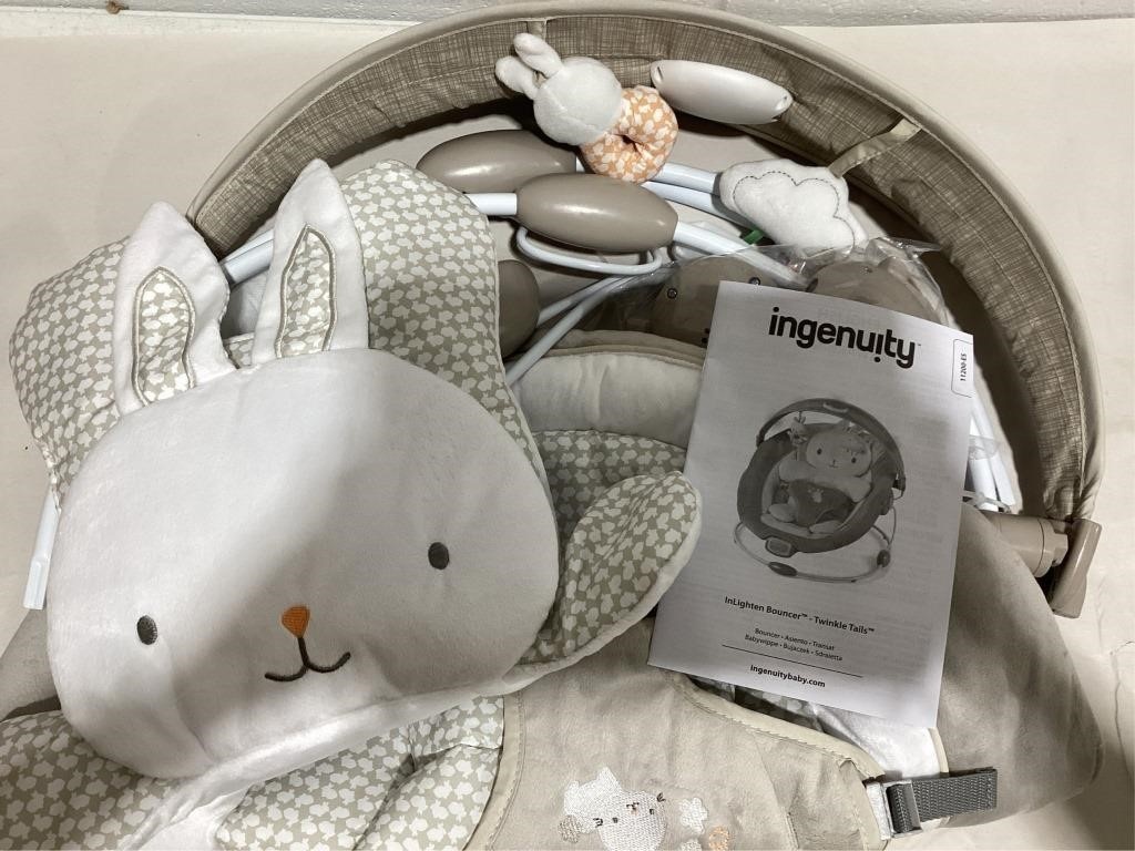 INGENUITY TWINKLE TAILS BOUNCER IN GREY - photo 4