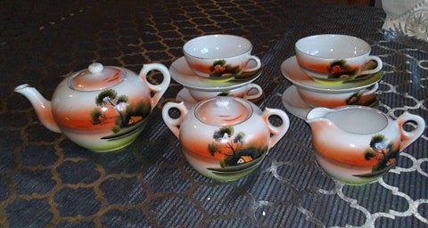 Vintage Asian Tea Set