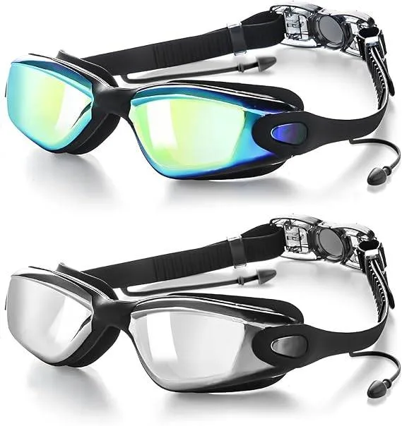 🔥 Swim Goggles 2 Pc – Anti Fog, UV Protection, No Leaks thumbnail