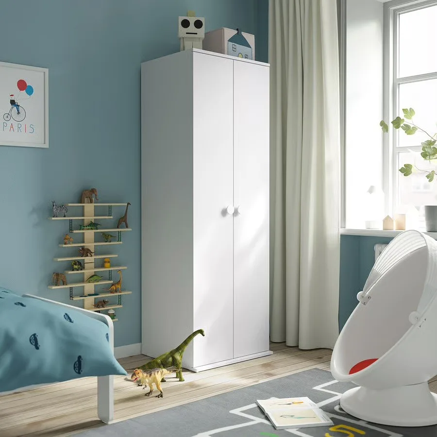 IKEA GODISHUS White Wardrobe – Minimalist Storage Closet thumbnail