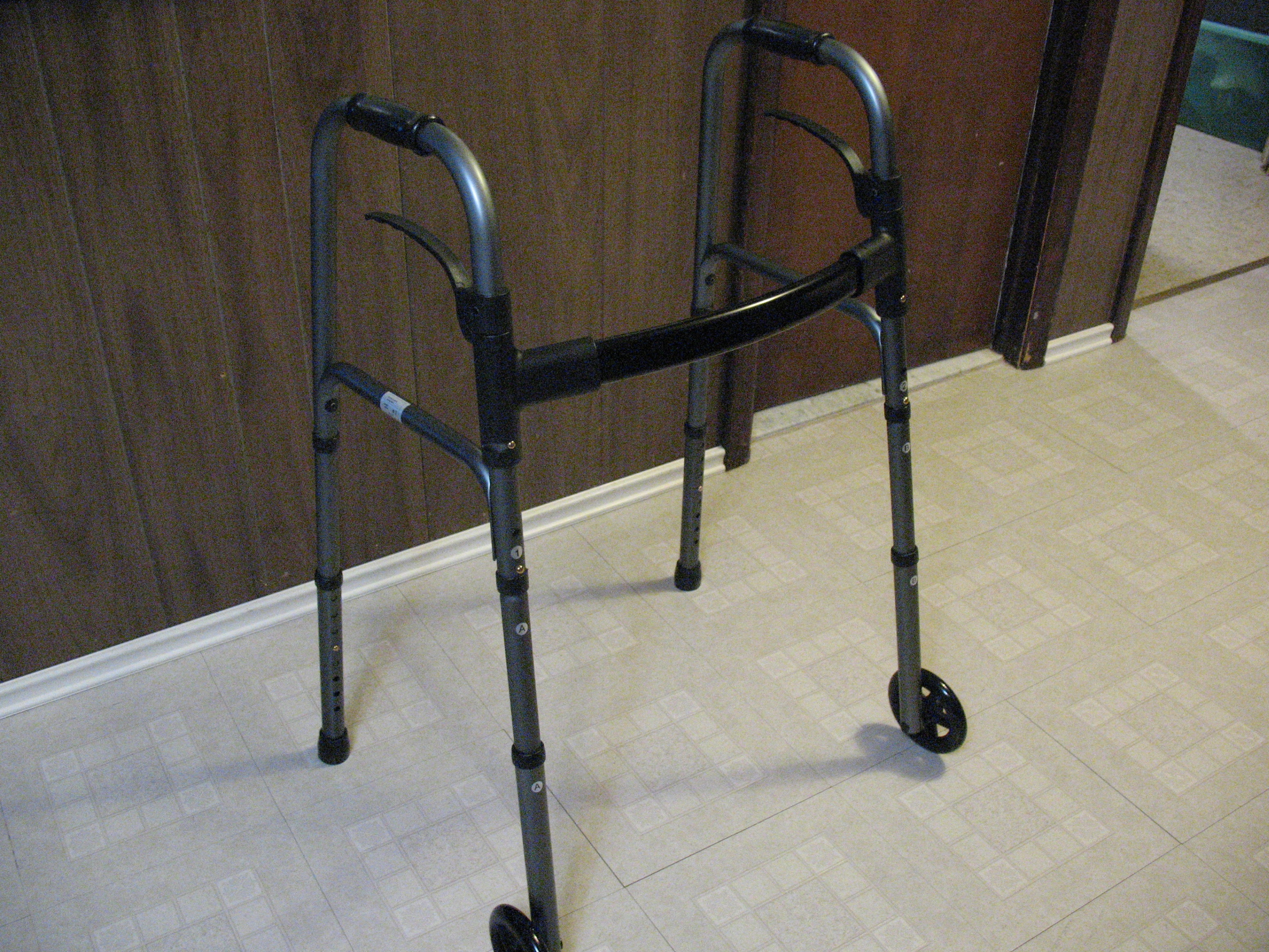 Adult Adjustable Aluminum Walker, BRAND NEW - photo 2