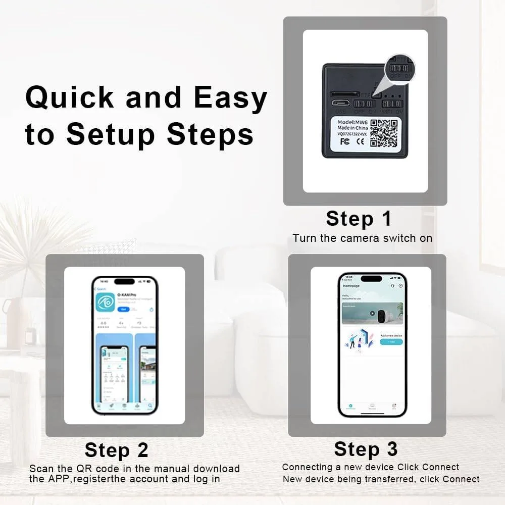 4K 5G Mini Spy Camera: Discreet Home Security Solution image indicator(8)