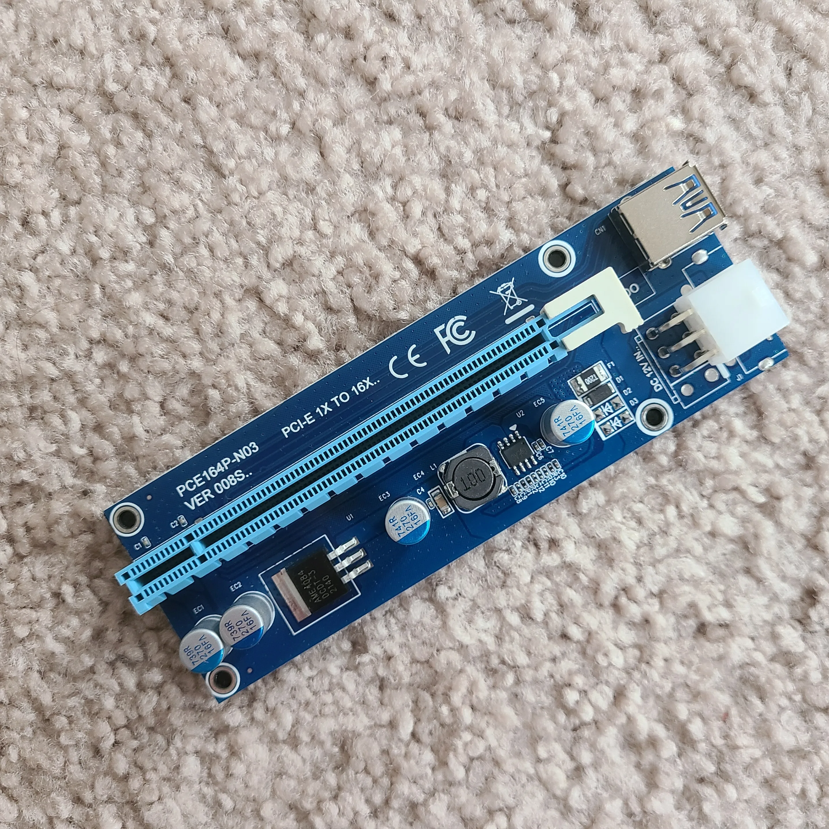 Mini PCI-E to 16x adapter for using eGPU on laptop image indicator(2)