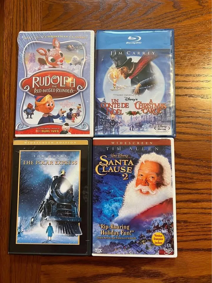 4 Christmas DVDs/Bluray thumbnail