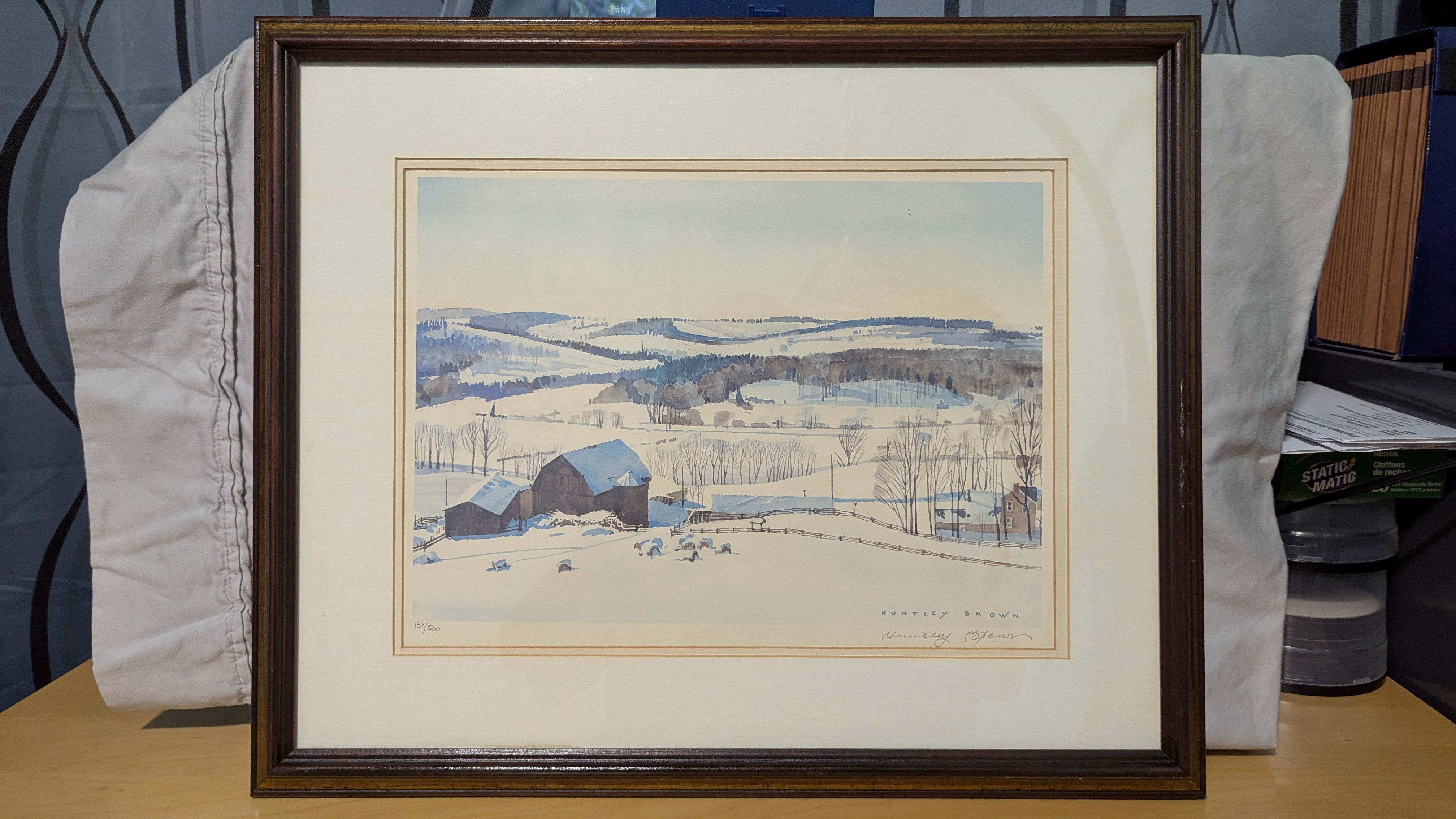 Huntley Brown Print "Winter Morn"