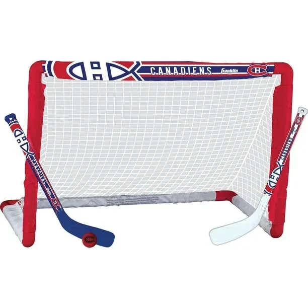 🏒 Franklin Sports NHL Canadiens Mini Hockey Goal Set - thumbnail