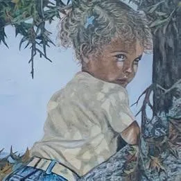 Kathy Hagerman  Puppies Print in wooded frame. Dog Collection. image indicator(4)