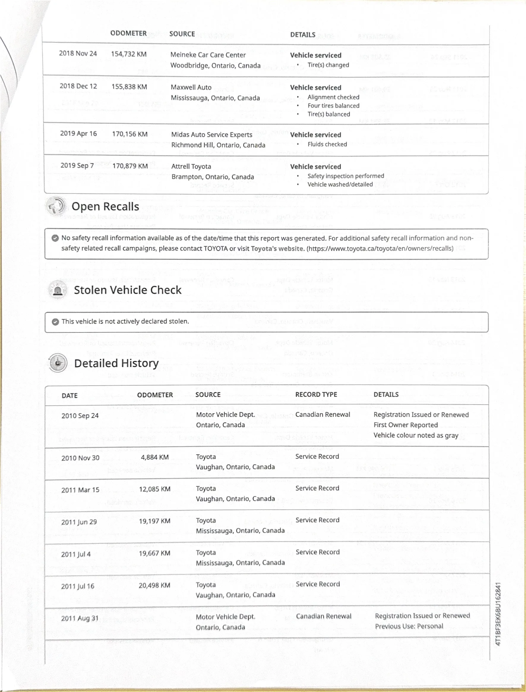 Toyota Camry 2011 SE no accident with remote starter and clean image indicator(4)