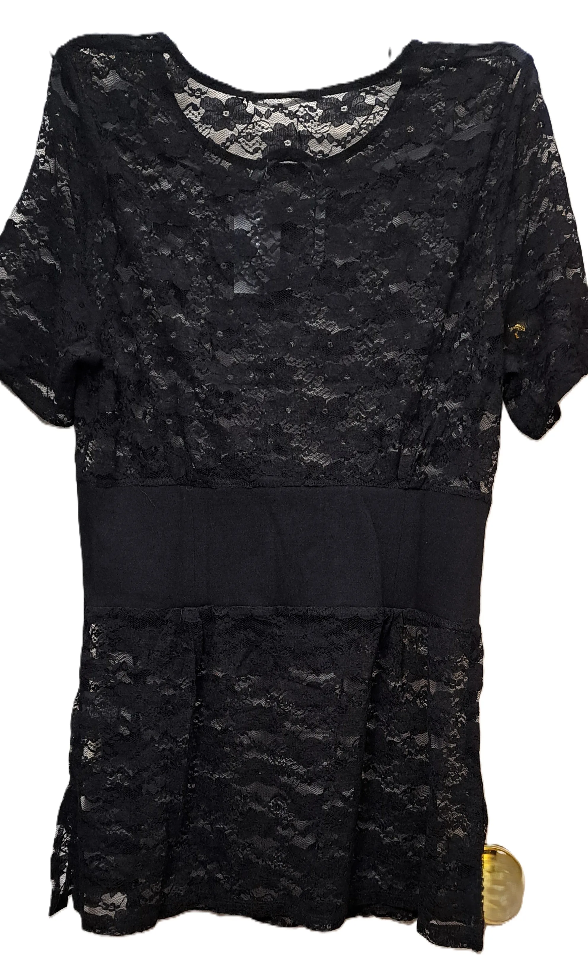 New Stylish Lace Tummy Control Casual and Formal Feminine Blouse image indicator(3)