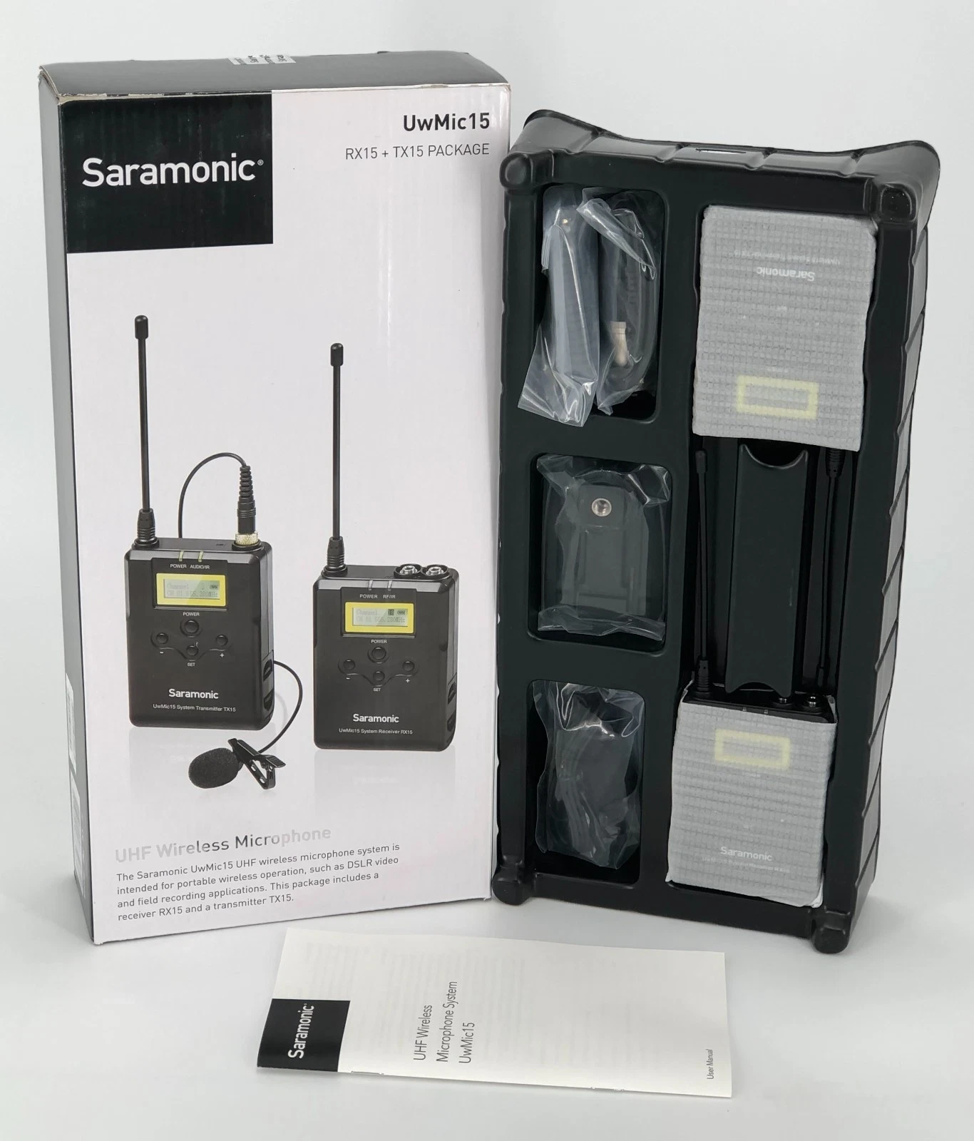 Open to offer - Saramonic Mic Wireless Microphone – RX15 + TX15 - photo 2