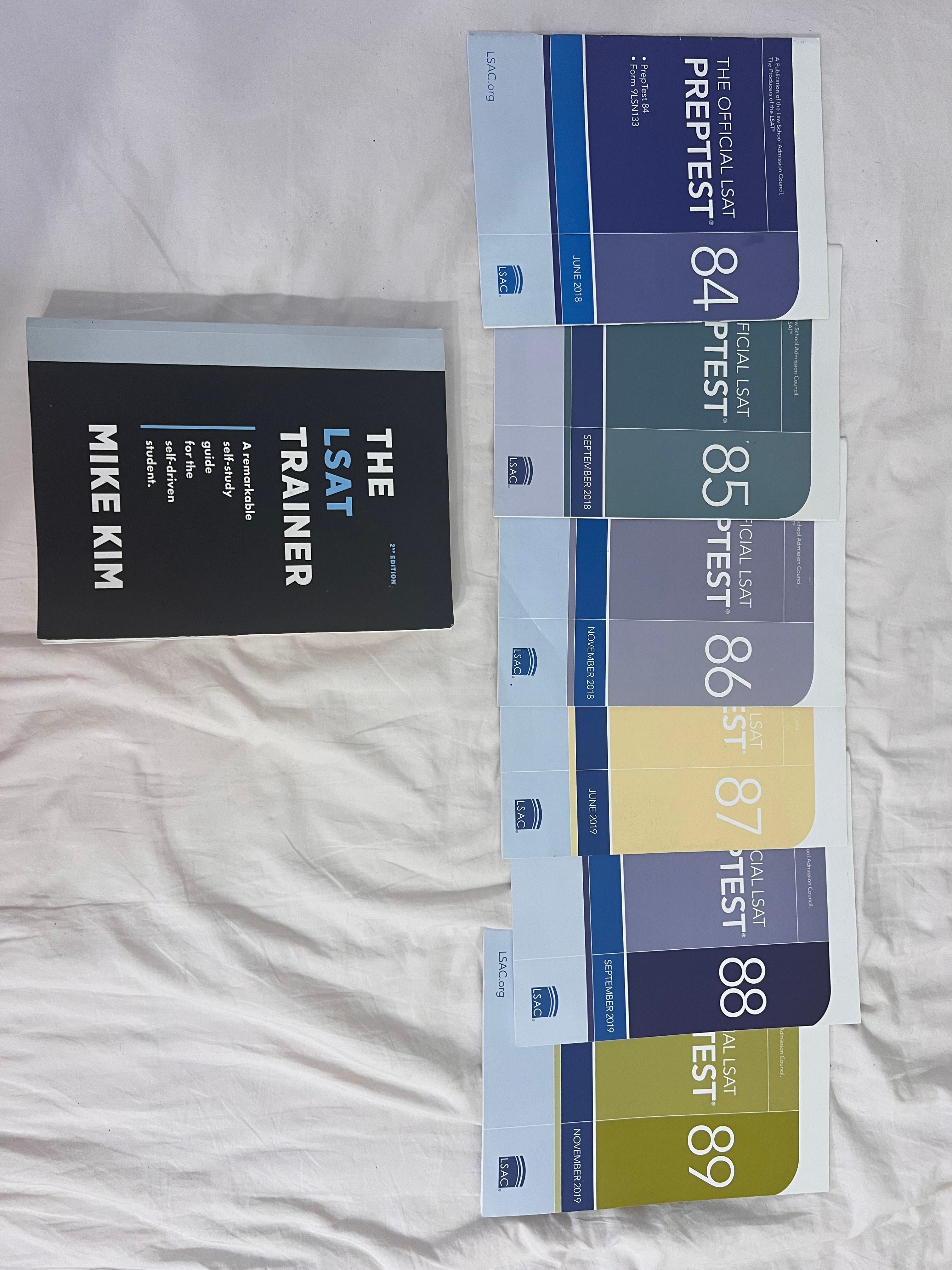 The LSAT trainer + 6 Prep test booklets - photo 2