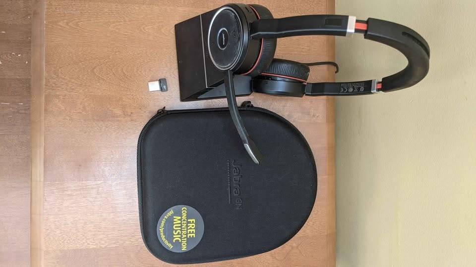 Jabra Evolve 75 Wireless Over-Ear Bluetooth Headphones HSC040W - photo 2