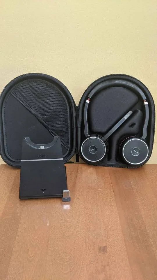 Jabra Evolve 75 Wireless Over-Ear Bluetooth Headphones HSC040W thumbnail