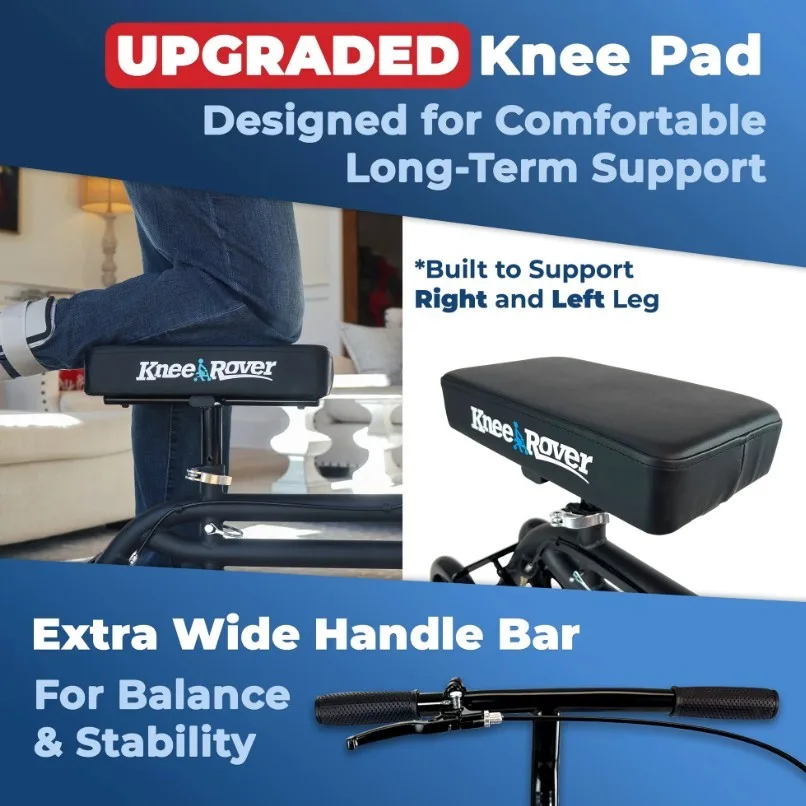 KneeRover® Steerable Knee Scooter Black image indicator(4)