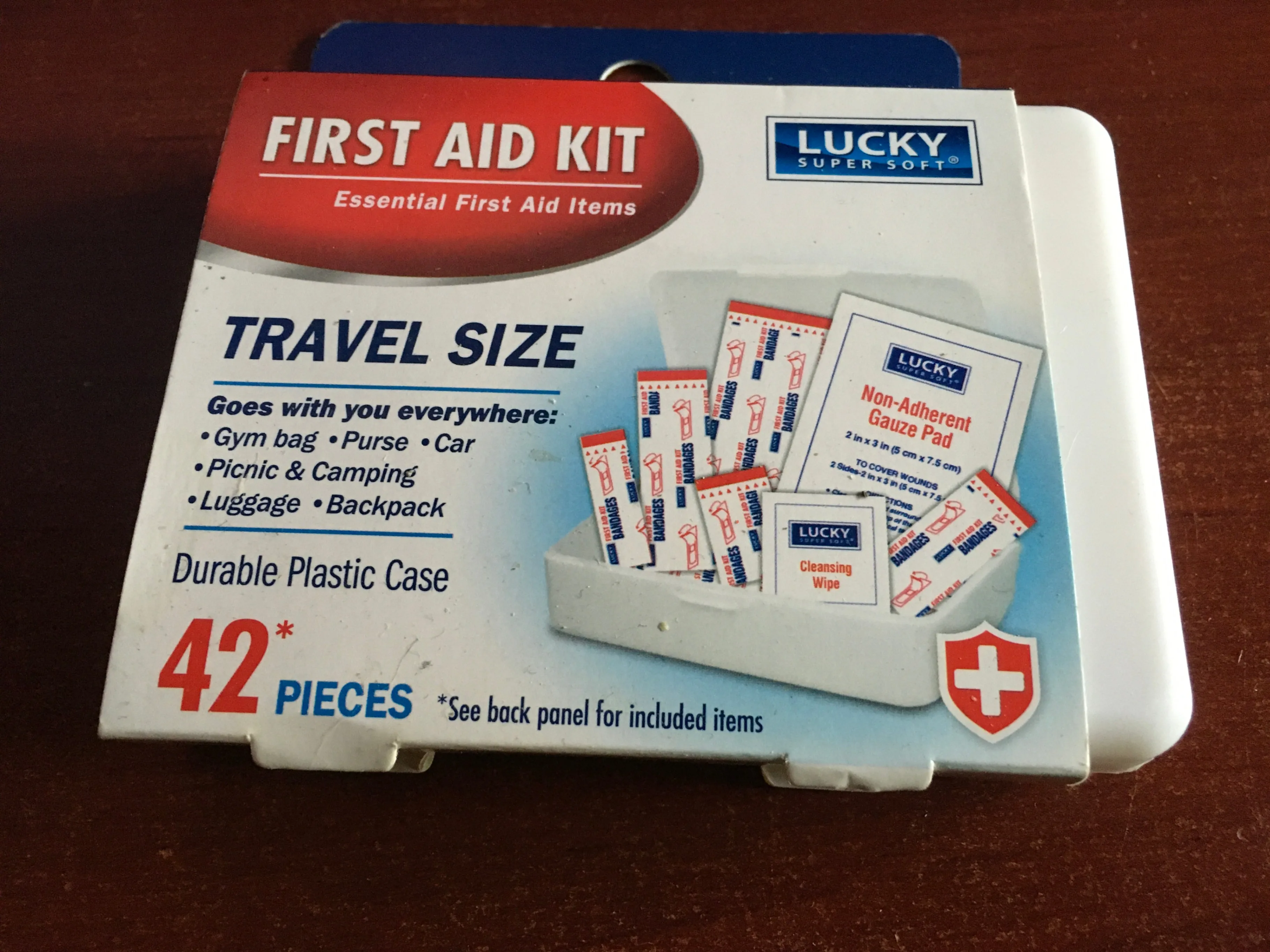 Lucky 42-Pc First Aid Kit: Compact Safety for Travel & Home thumbnail