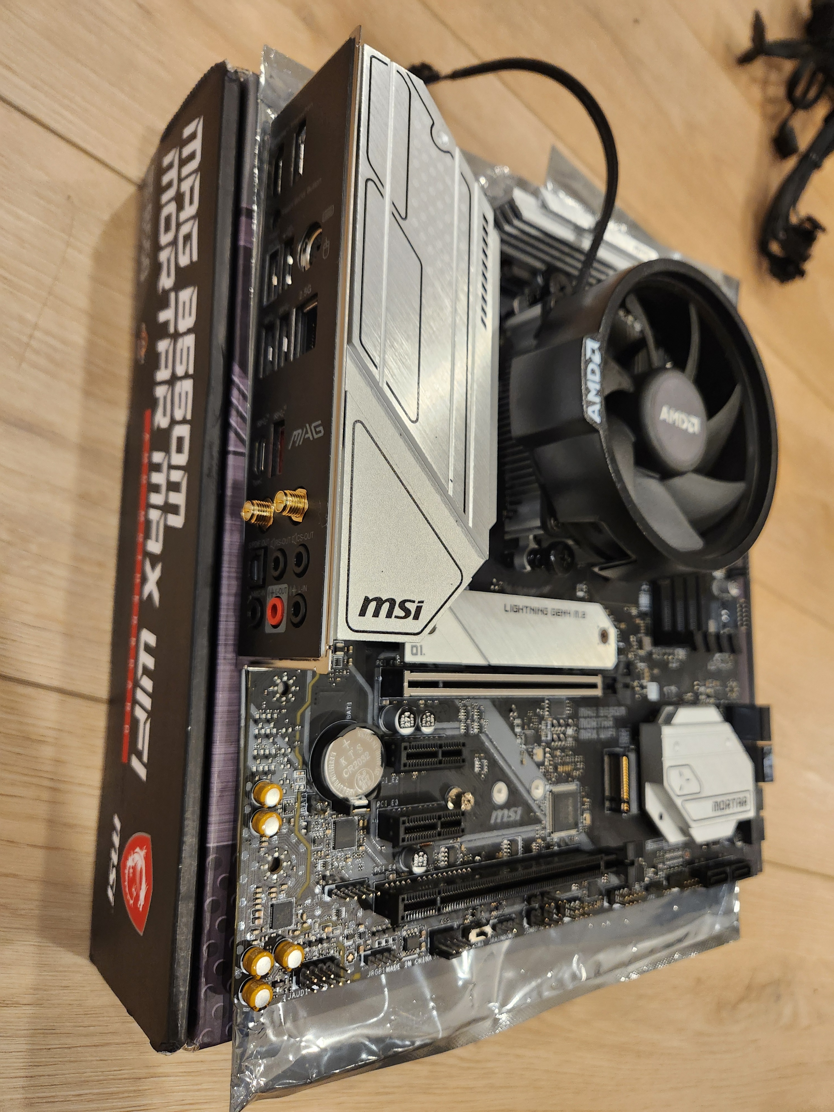 MSI MAG B550-M MORTAR Wi-Fi + AMD Ryzen 5 3600 + Wraith Stealth - photo 5