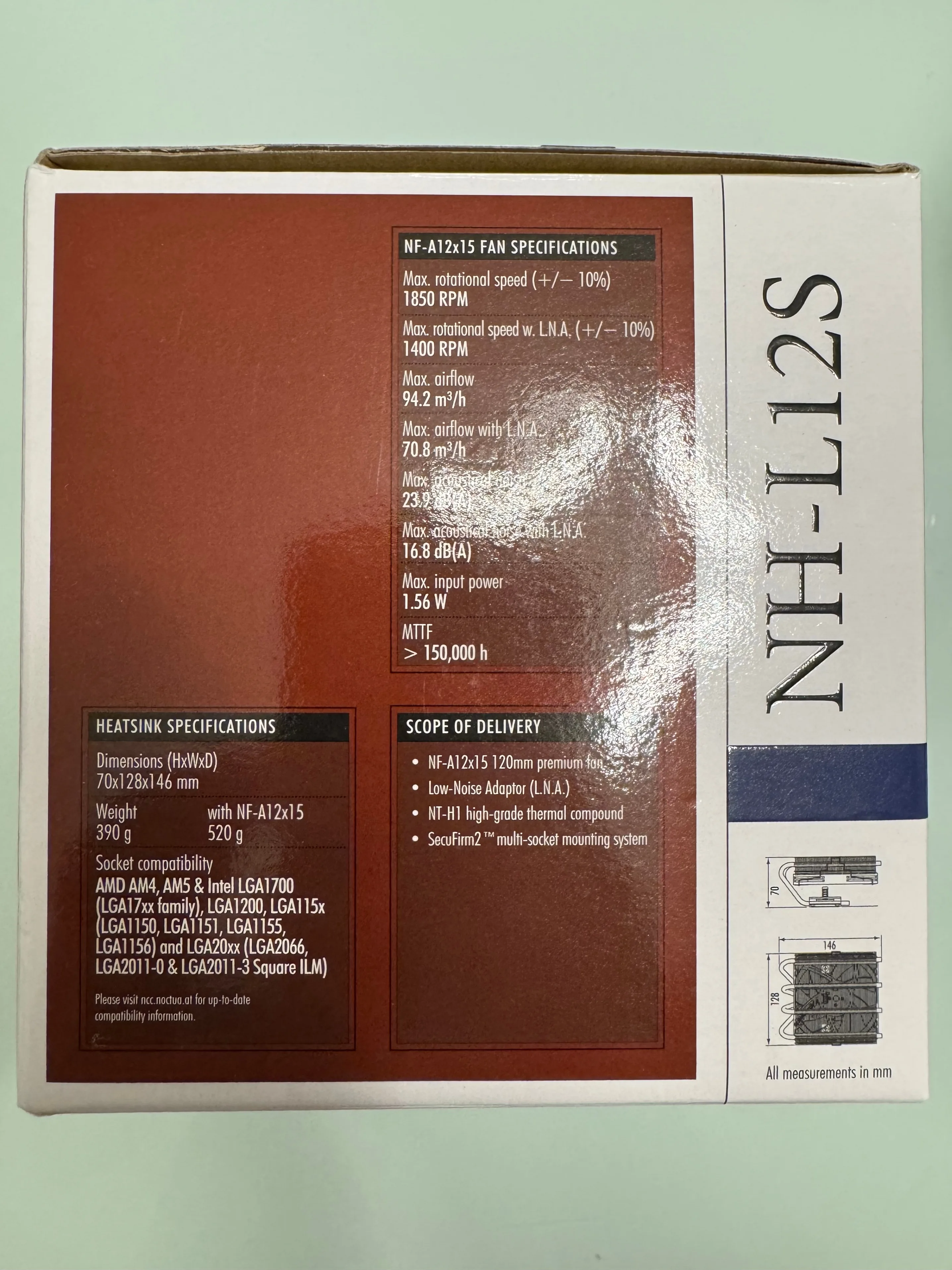 Noctua NH-L12S for sale (BNIB) image indicator(2)